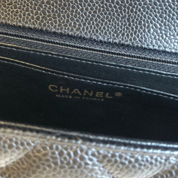 💎✨ BEAUTIFUL ✨💎 XL CHANEL CAVIAR SINGLE FLAP GOLD HARDWARE JUMBO - Picture 11 of 16